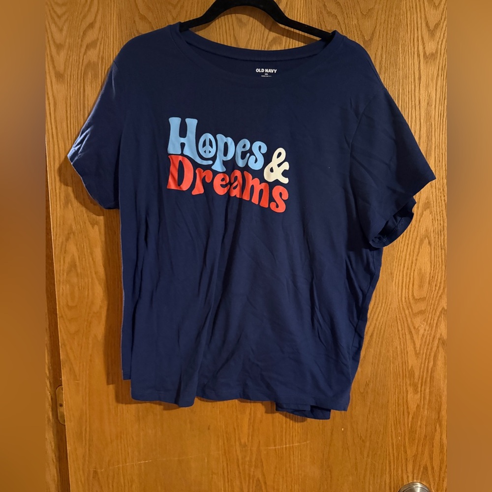 Old Navy Women’s Navy 'Hopes & Dreams' Tee